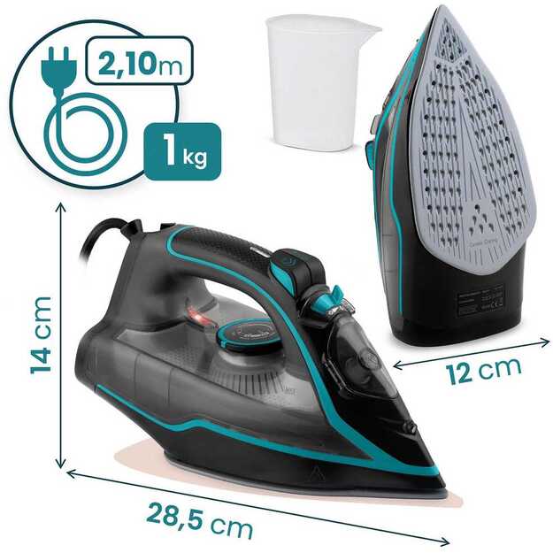 Garinis lygintuvas 2600 W, Berdsen BD-331, keraminė danga, vertikalus veikimas 4