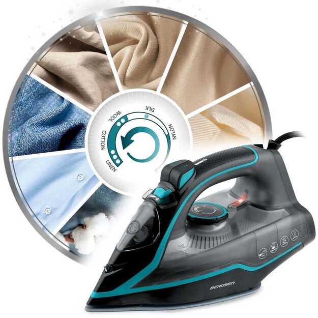 Garinis lygintuvas 2600 W, Berdsen BD-331, keraminė danga, vertikalus veikimas 1