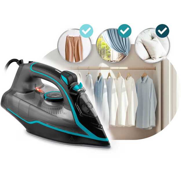 Garinis lygintuvas 2600 W, Berdsen BD-331, keraminė danga, vertikalus veikimas 6