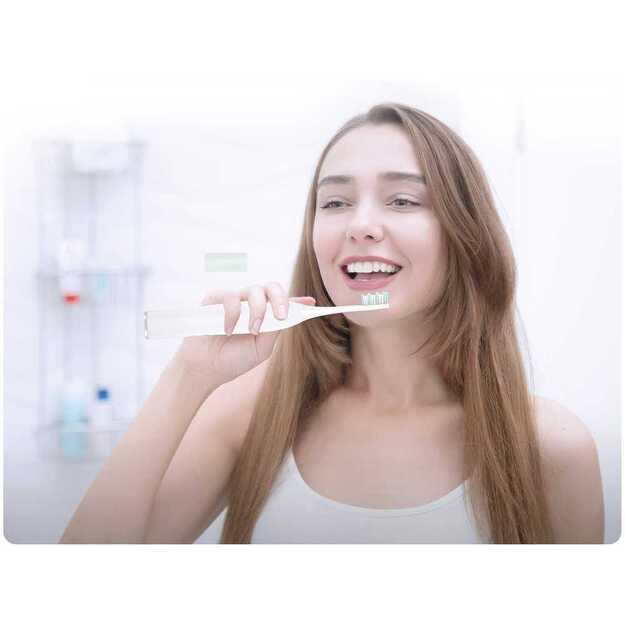 Sonic dantų šepetėlių rinkinys su dėklu „Sonica B3“ baltas, Berdsen 4