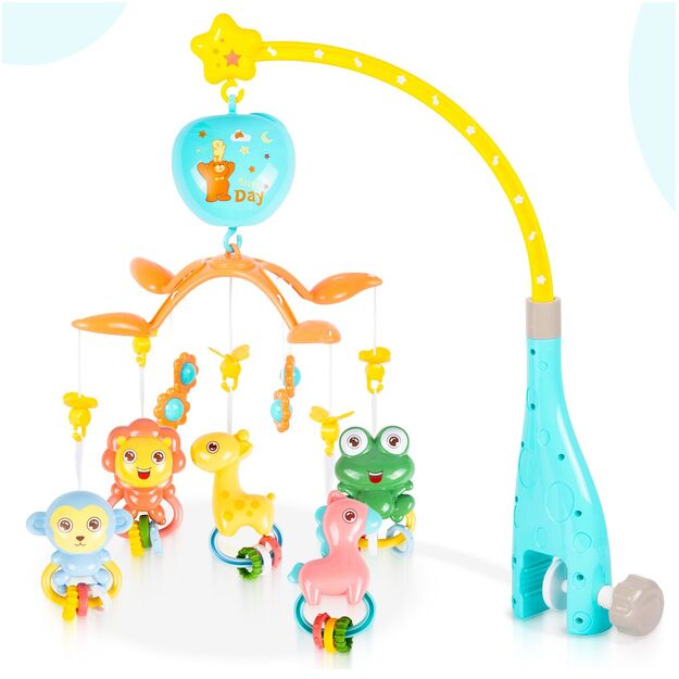 Muzikinė karuselė kūdikiams su projektoriumu ir nuotolinio valdymo pultu	 6