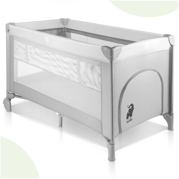 Kelioninė lovytė - maniežas Pilo, dviejų lygių, 125 x 65.5 x 76 cm 3