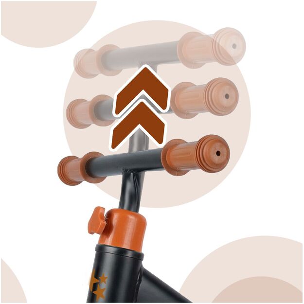 Paspiriamas balansinis dviratis LUWIK, 12" Eva putplasčio ratais 6