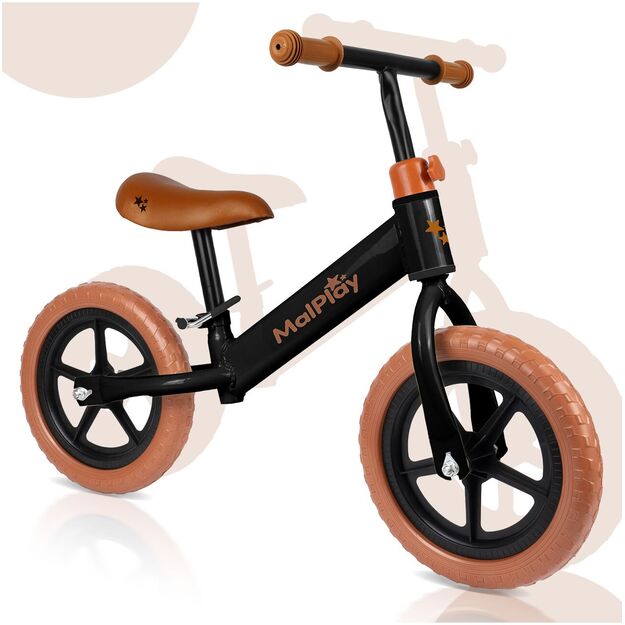 Paspiriamas balansinis dviratis LUWIK, 12" Eva putplasčio ratais 8