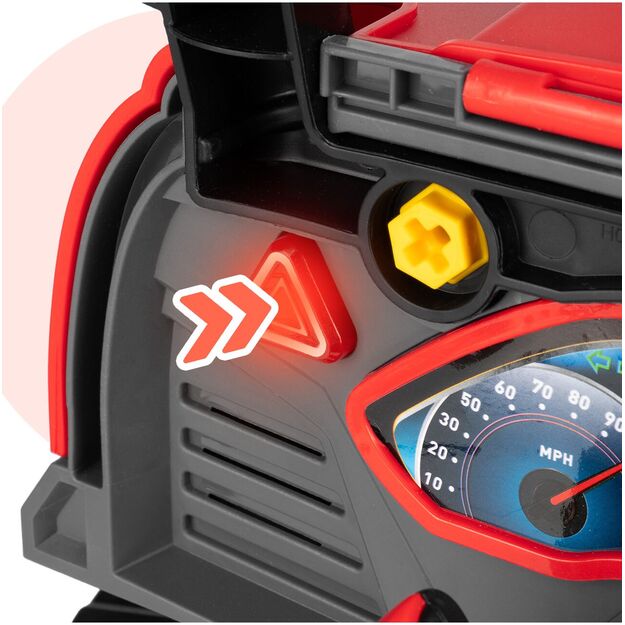 Žaislinis automobilio meistro sunkvežimio variklio išardymo rinkinys su vairavimo simuliatoriumi, garsais ir šviesomis 2