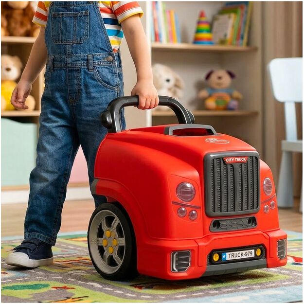 Žaislinis automobilio meistro sunkvežimio variklio išardymo rinkinys su vairavimo simuliatoriumi, garsais ir šviesomis 8