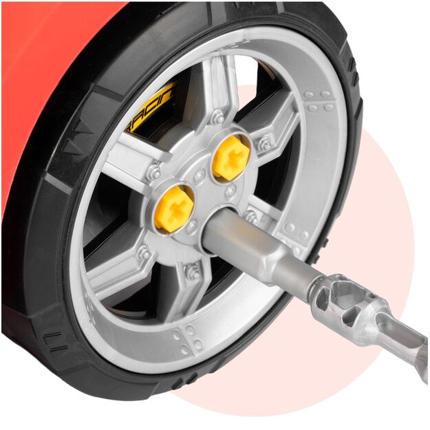 Žaislinis automobilio meistro sunkvežimio variklio išardymo rinkinys su vairavimo simuliatoriumi, garsais ir šviesomis 13