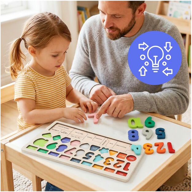 Lavinamoji medinė lenta Suskaičiuokim varlytes 4