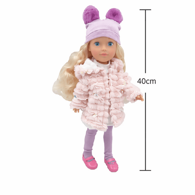 40 cm lėlė „Vale Fashion“ su aksesuarais – stilinga žaislinė lėlė mergaitėms 3