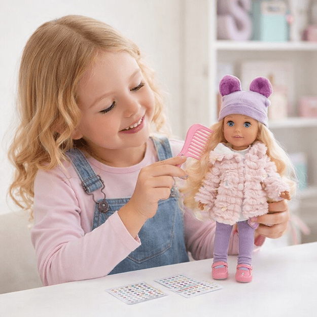 40 cm lėlė „Vale Fashion“ su aksesuarais – stilinga žaislinė lėlė mergaitėms 2