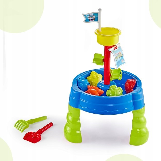 Smėlio ir vandens stalas su priedais, 19 el. 1