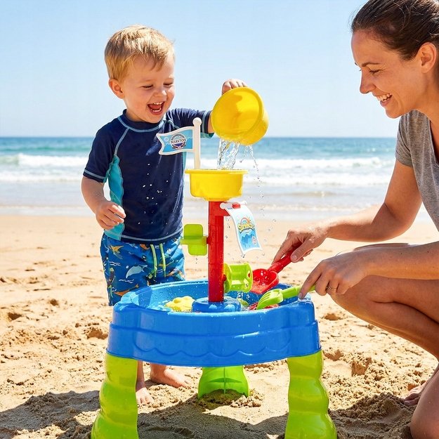 Smėlio ir vandens stalas su priedais, 19 el. 4