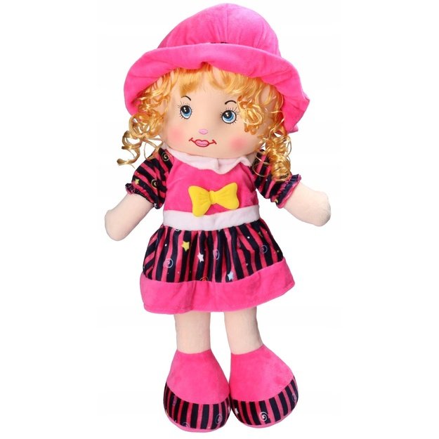 Minkštas žaislas Skudurinė lėlė Lena, 35 cm