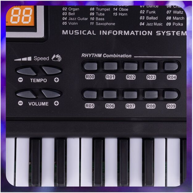 Vaikiškas pianinas, 61 klavišas, MQ6106 8