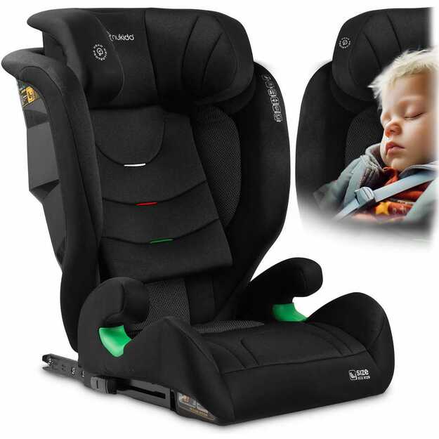 Automobilinė kėdutė Nukido Louis Soft juoda 15-36 kg ISOFIX