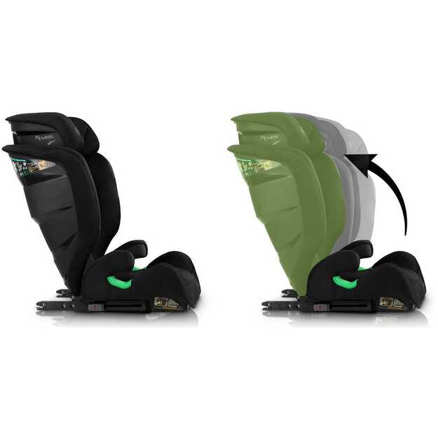 Automobilinė kėdutė Nukido Louis Soft juoda 15-36 kg ISOFIX 3