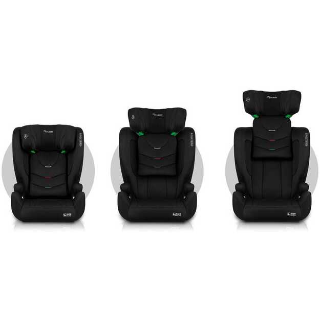 Automobilinė kėdutė Nukido Louis Soft juoda 15-36 kg ISOFIX 9