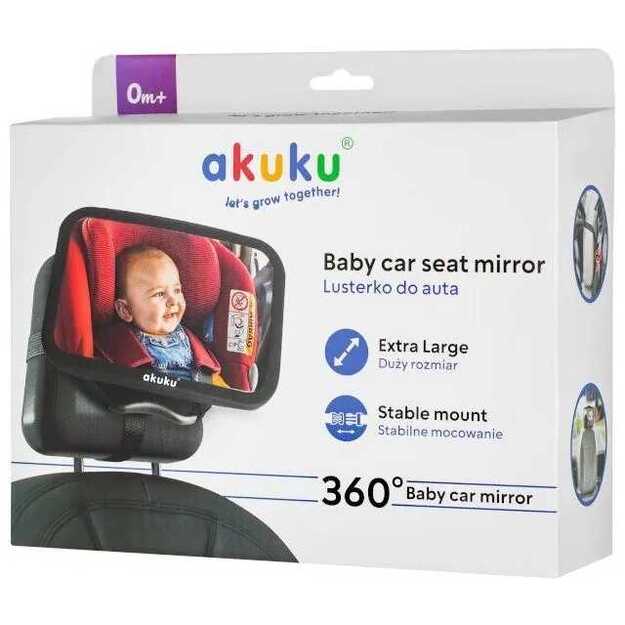 Akuku autokėdutės veidrodis automobiliui, A0646
