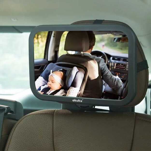 Akuku autokėdutės veidrodis automobiliui, A0646