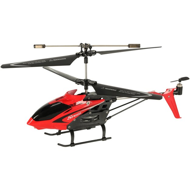 Nuotoliniu būdu valdomas sraigtasparnis SYMA S5H 2.4GHZ, raudonas, 8 m.+