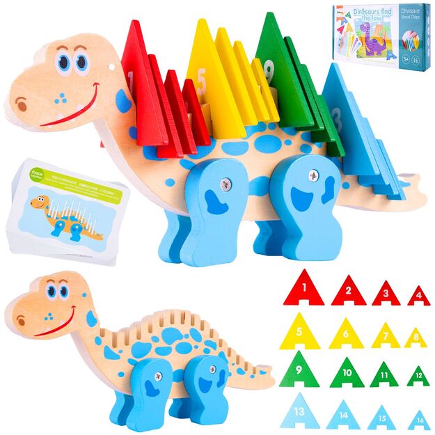 Medinė dinozauro dėlionė