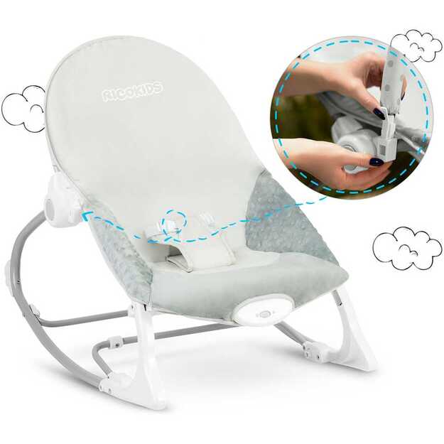 Nukido gultukas, kėdutė, supuoklė kūdikiams 12