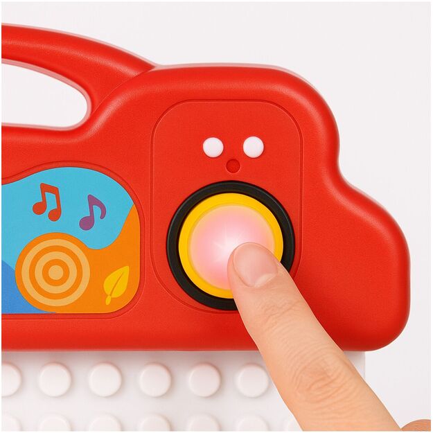Manipuliacinė mokomoji lenta su mini pianinu 11