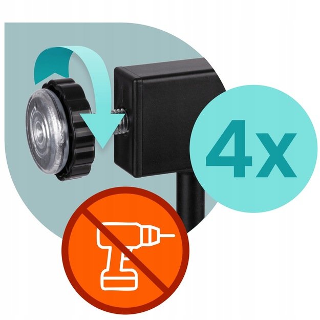 Juodi „Nukido 718200“ apsauginiai varteliai 6