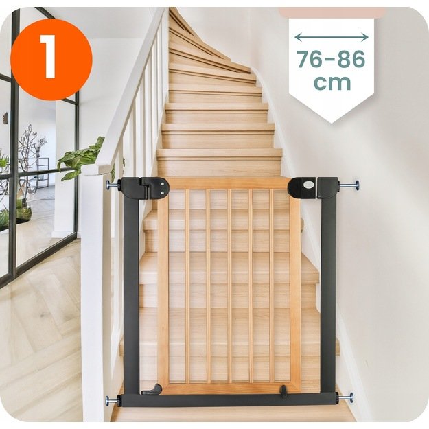 Juodi „Nukido 718200“ apsauginiai varteliai 7