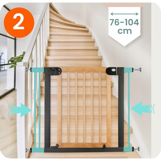 Juodi „Nukido 718200“ apsauginiai varteliai 8