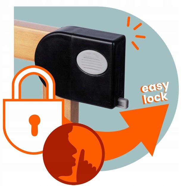 Juodi „Nukido 718200“ apsauginiai varteliai 9