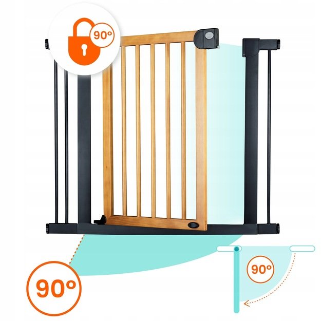 Juodi „Nukido 718200“ apsauginiai varteliai 10