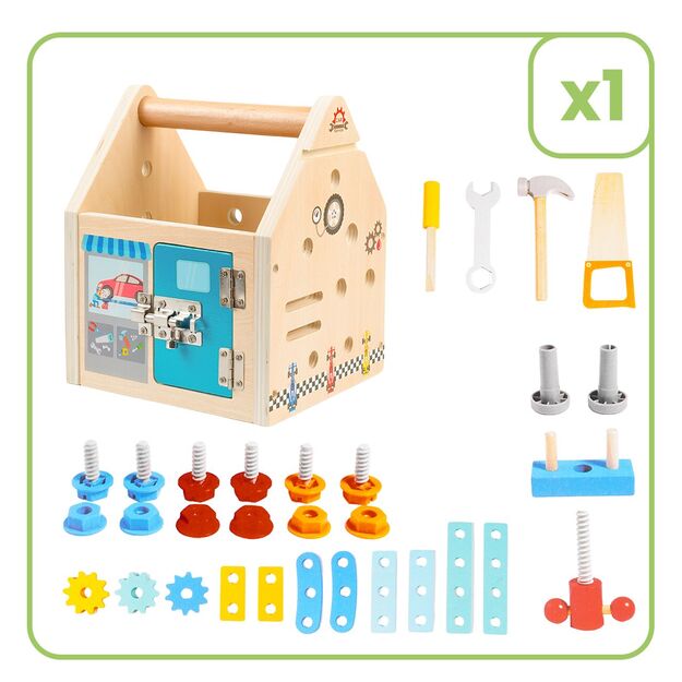 Medinis meistro įrankių rinkinys 10