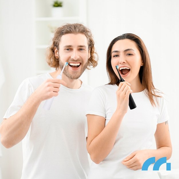 MalTec elektrinių dantų šepetėlių rinkinys 2x SONIC su 6 galvutėmis ir įkrovikliu 9