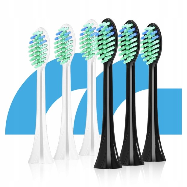 MalTec elektrinių dantų šepetėlių rinkinys 2x SONIC su 6 galvutėmis ir įkrovikliu 10