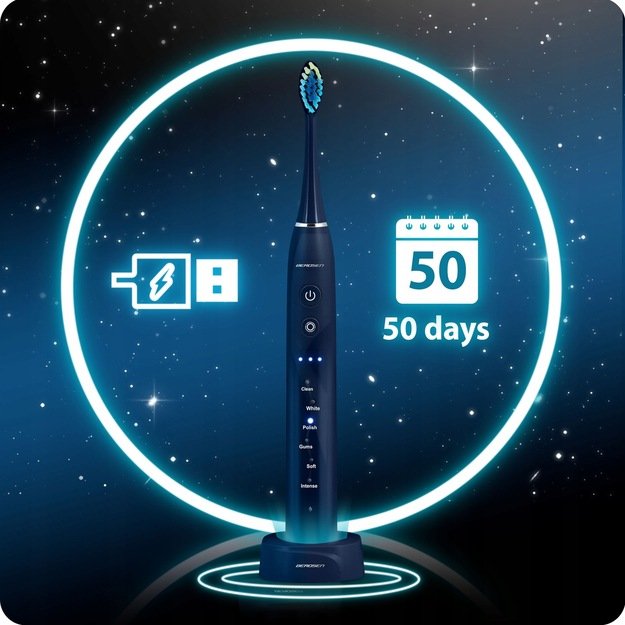 Berdsen Galaxy sonic dantų šepetėlis, tamsiai mėlynas 5