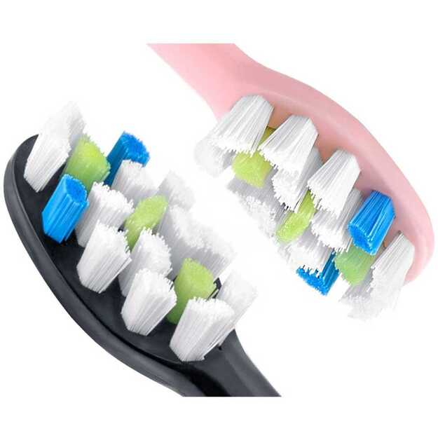 Berdsen DUO Sonic dantų šepetėlio galvutės, 4 vnt. 4