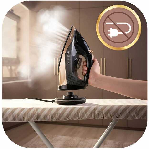 Belaidis garinis lygintuvas 2600 W, Berdsen BD-333, su keramine danga 14