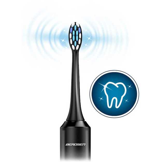 Berdsen Sonica B5 juodas dantų šepetėlis sonic 16