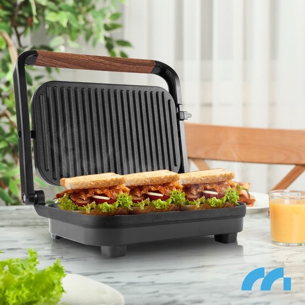 Sumuštinių kepimo grilis, elektrinis sulankstomas skrudintuvas, 1500 W 4