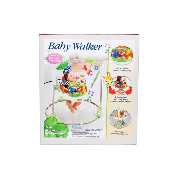 Interaktyvi kėdutė-šokliukas kūdikiui su garsais ir šviesomis 10