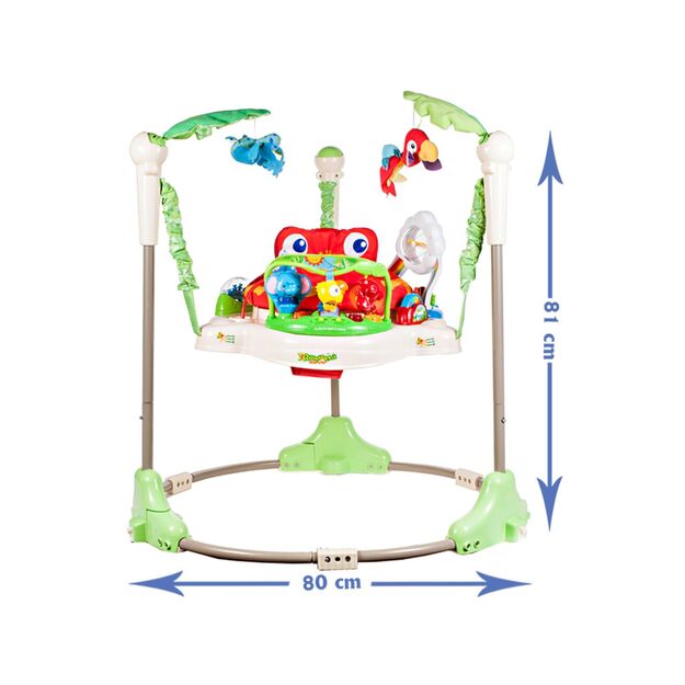 Interaktyvi kėdutė-šokliukas kūdikiui su garsais ir šviesomis 11