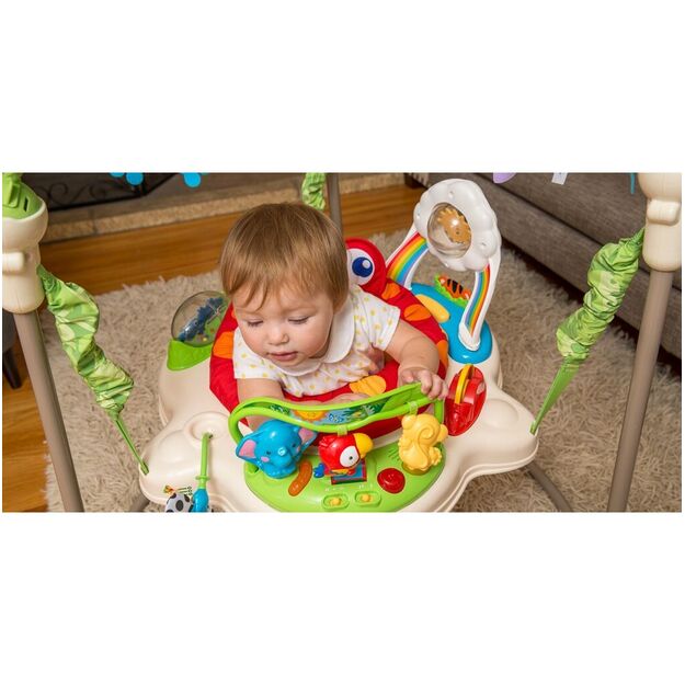 Interaktyvi kėdutė-šokliukas kūdikiui su garsais ir šviesomis 12