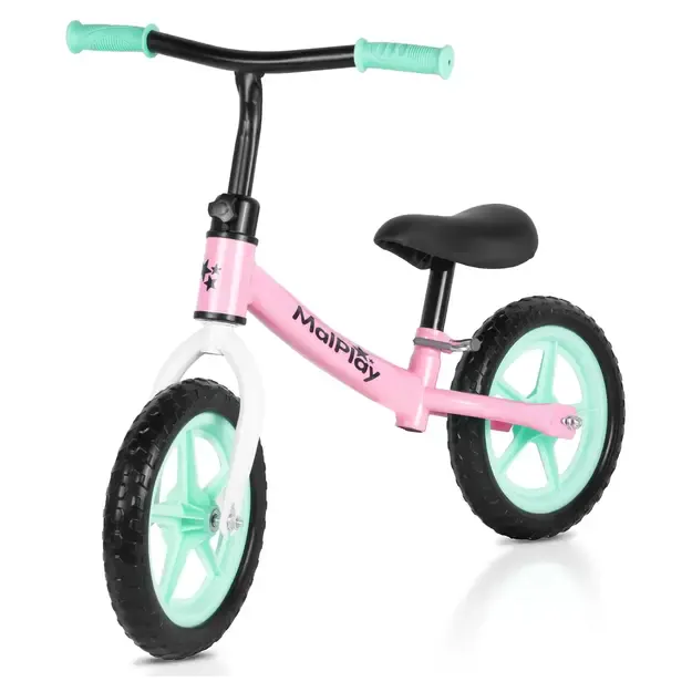 Balansinis dviratukas vaikams nuo 2 metų FLIKO, putplasčio ratukai 12", lengvas 1,8 kg