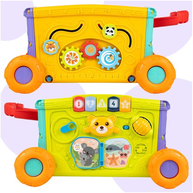 Lavinamasis rūšiavimo vežimėlis su rankena, veiklos centras 3