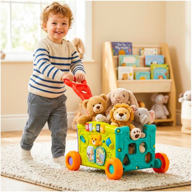 Lavinamasis rūšiavimo vežimėlis su rankena, veiklos centras 5