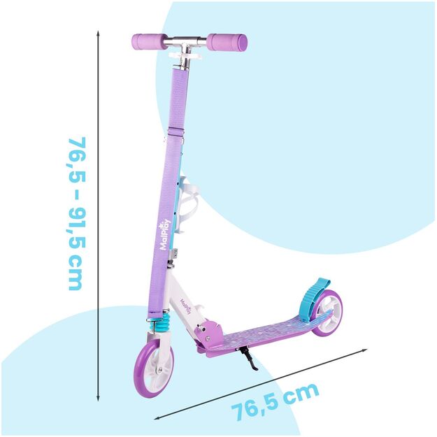 Sulankstomas paspirtukas su dirželiu ir butelio laikikliu, lengvas, ABEC-7 pakaba 1