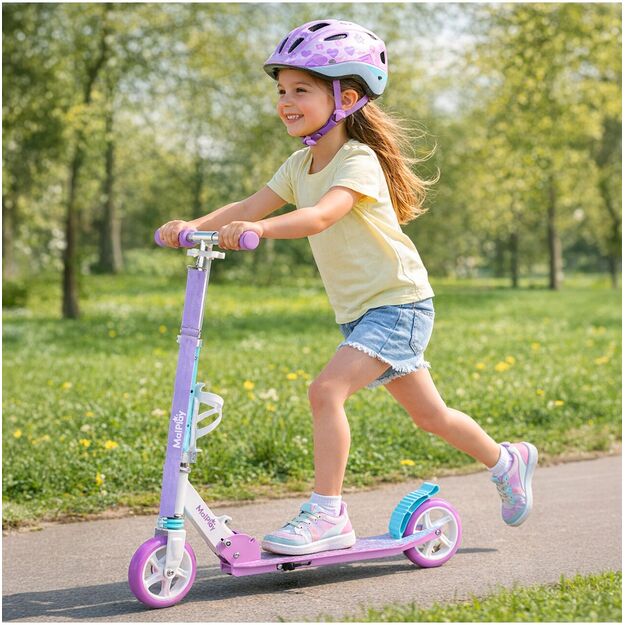 Sulankstomas paspirtukas su dirželiu ir butelio laikikliu, lengvas, ABEC-7 pakaba 2