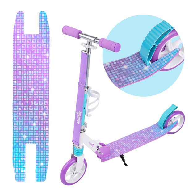 Sulankstomas paspirtukas su dirželiu ir butelio laikikliu, lengvas, ABEC-7 pakaba 6