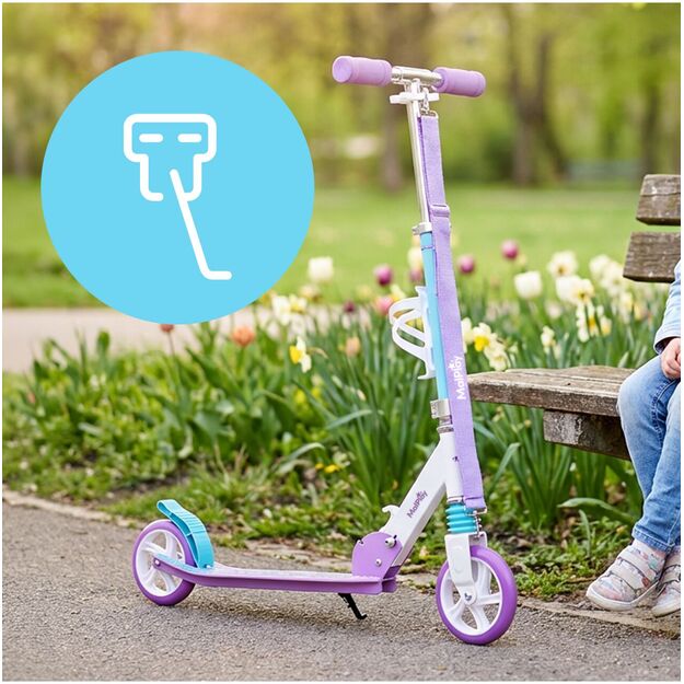 Sulankstomas paspirtukas su dirželiu ir butelio laikikliu, lengvas, ABEC-7 pakaba 4